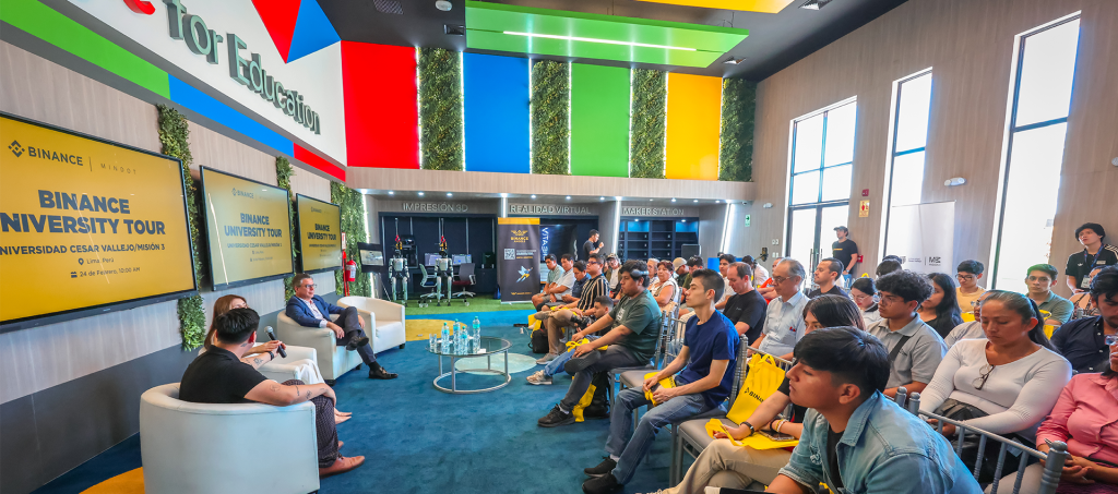 BINANCE LATAM X MINDOT UNIVERSITY TOUR: INNOVACIÓN Y WEB3 DESDE EL GOOGLE LAB DE LA UCV